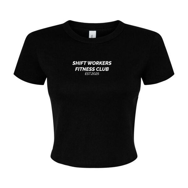 Shift Workers  - Women's Micro Rib Baby T-Shirt Thumbnail